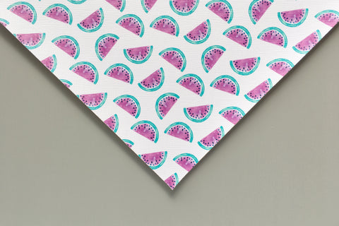 Printed Leather | Watermelons